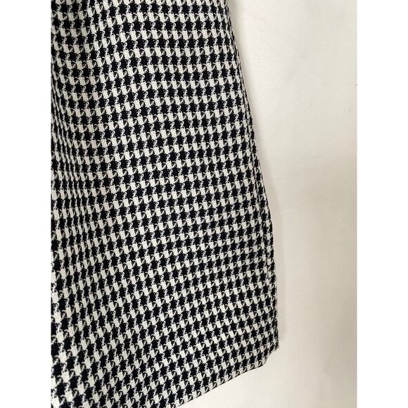 Mitchell Mitchell Vintage Women's Houndstooth Skirt Elastic Waist Size 8 - Picture 11 of 12